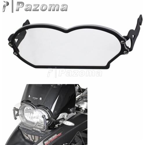 Transparent Motorcycle Front Headlamp Protector Motorbike Headlight Guard Lens Cover For BMW R1200GS 2005-2012