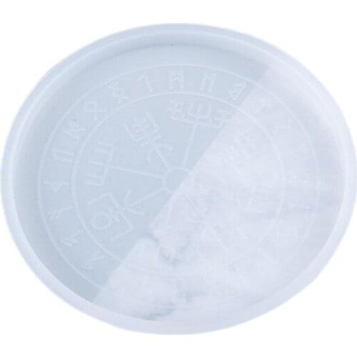 Crystal Epoxy Resin Mold Energy Symbol Runes Letter Word Model Silicone Mould AXYD