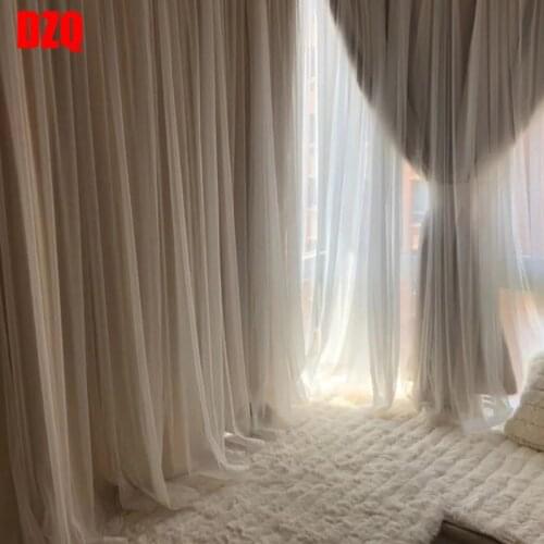 Japanese Romantic Blackout Curtain For Living Room Girls Bedroom Blackout Curtains For Window Curtains Party Tulle Drapes Panels