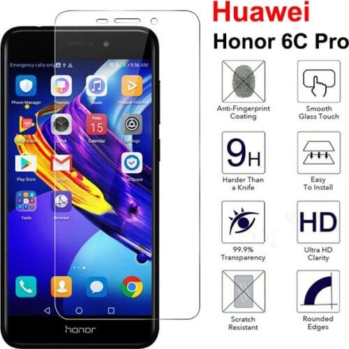 Tempered Glass For Huawei Honor 6C Pro 9H Screen Protector For Honor 6C 6 C Pro Glass For Huawei Honor V9 Play Glass Film 5.2"