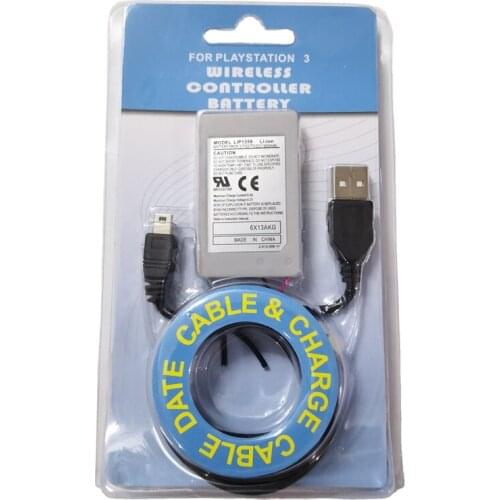 Replacement Battery Pack For Sony PS3 Controller 3.7V 1800mAh Lithium Cell for Sony PlayStation 3 Gamepad Rechargeable Bateria