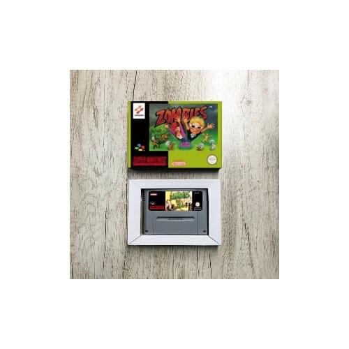 Zombies Ate My Neighbors - EUR Version Action Game Card With Retail Box