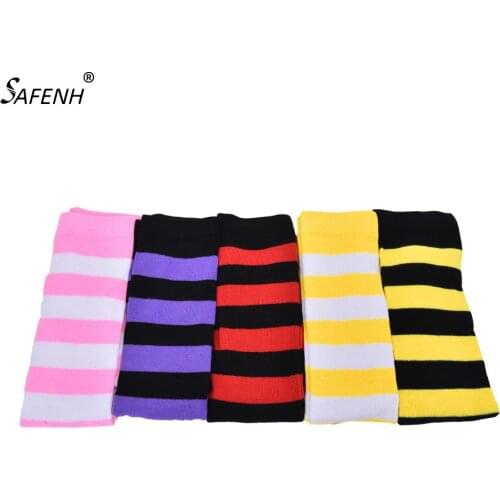 1 Pair Women Girls Over The Knee Socks Thigh High Long Striped Stocking 9 Colors