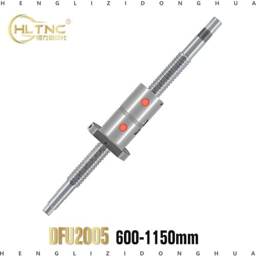 2005 RM2005 600mm 700mm 800mm 900mm 1000mm 650mm 750mm 950mm 1100mm 1150mm screw Ballscrew + DFU2005 Double Ballnut for CNC xyz