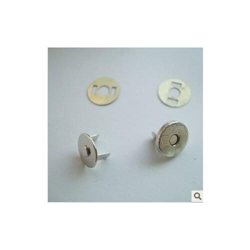 250 Set Ultra-thin 1cm magnetic magnet clasp bronze color magnetic button metal feed buckle wallet bags magnetic snap buttons