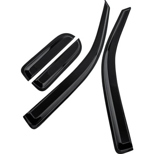 4Pcs Window Deflector Sun Visors Sun Shade Fit For Ford F-150 Extended Cab/Super Cab Pickup 2004-2014