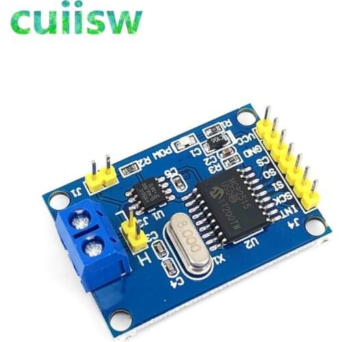5PCS MCP2515 CAN Bus Module TJA1050 receiver SPI For 51 MCU ARM controller