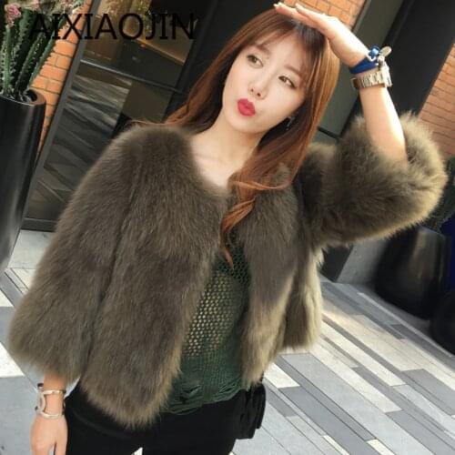 AIXIAOJING Women's Leather Jackets