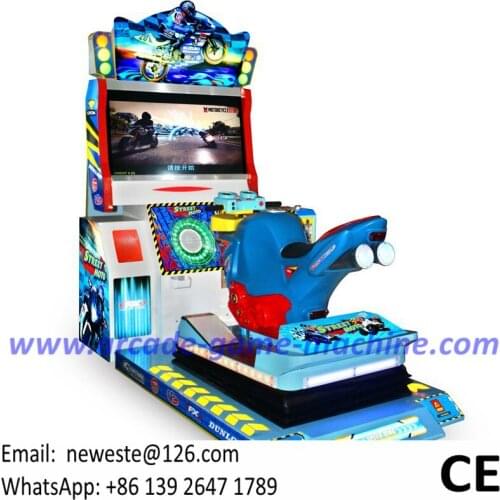 Guangzhou Manufacturer Arcade Machine Simulator Ride Motorbike Driving Moto Motor Bike Dynamic Car Racing Game Machine