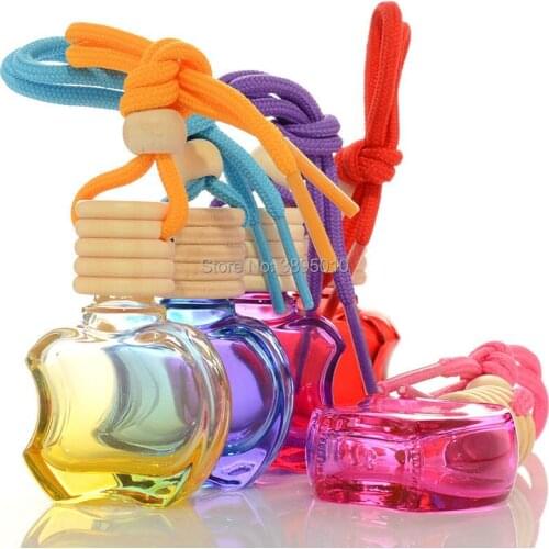 Car Perfume Bottle for Essential Oils with car Perfume Pendant Hanging Glass Bottle F1159