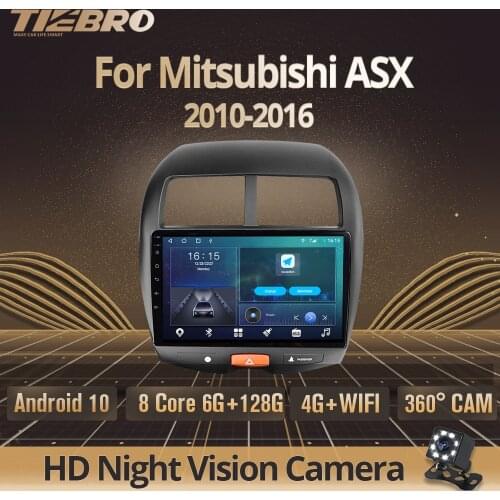 2DIN Android 10.0 Car Radio For Mitsubishi ASX 2010-2016 GPS Car Multimedia Player Auto Radio DSP Stereo Receiver Car Video IGO