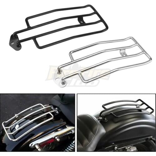 Motorcycle Rear Fender Sissy Bar Luggage Rack Support For Harley XL Sportsters Iron 48 883 XL1200 2004-2019