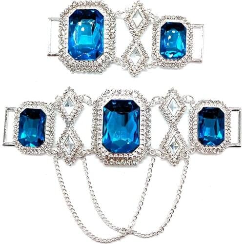 Free Shipping! 2021 Fashion Glass Crystal Rhinestone Connector For Bikini