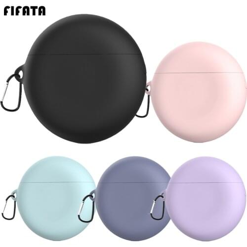 FIFATA Colorful Soft Silicone Earphone Protective Shell For Huawei Freebuds 3 Wireless Bluetooth Earphone Replacement Case Cover