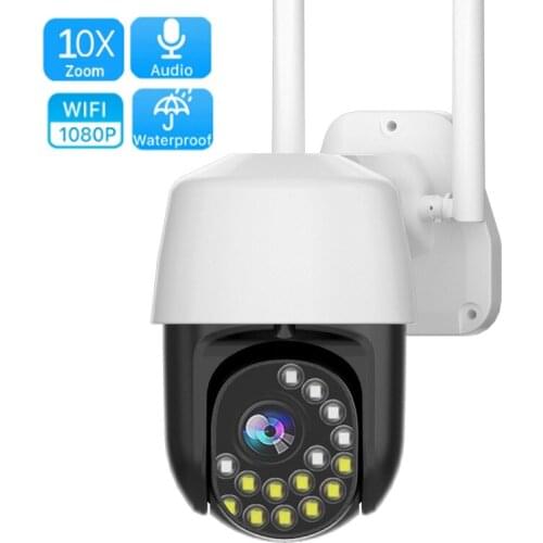 IP 1080P CCTV Security Digital Video Surveillance Camera With WiFi 360 Degree Protection Smart Home 10x Zoom Night Vision Audio