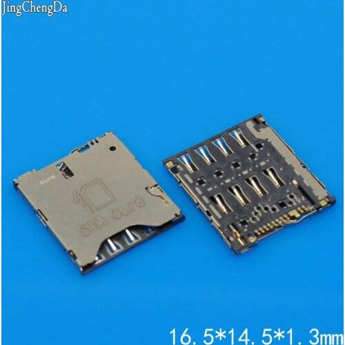 JCD 16.5*14.5*1.3mm sim card reader for Alcatel idol X one touch OT-6040 6040D 6040 connector holder module