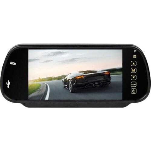 Car Rear View Camera 7-Inch LCD Monitor Display Vehicle Camera Backup Reverse Parking System Night Vision Waterproof