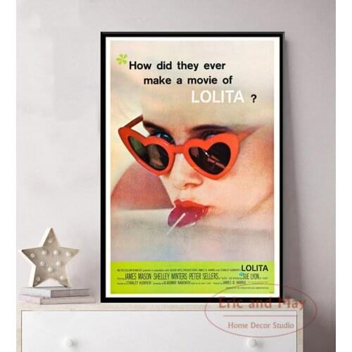 Stanley Kubrick Classic Movie 2001 Space Odyssey Clockwork Orange Lolita Art Painting Vintage Canvas Poster Wall Home Decor