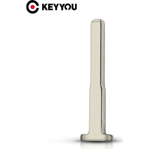 KEYYOU Smart Car Key Blade Blank Insert For Ford Mondeo Winning Kuga Fiesta Focus Titanium Remote Insert Uncut Small Blade