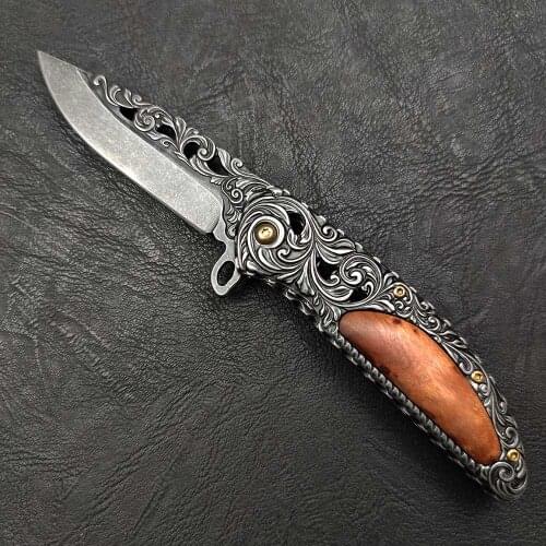 Collection Fold Blade Knife, Engraved Pocket Knife