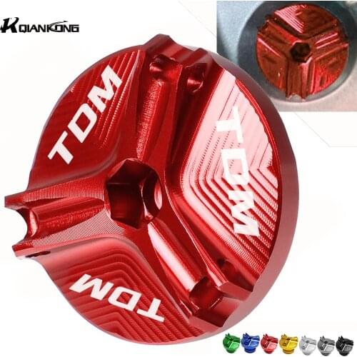 M20*2.5 CNC Motorcycle Engine Moto Oil Cup Fuel Filler Tank Cap Cover For Yamaha TDM 850 900 1992-2014 2013 2012 1993 1994 2015