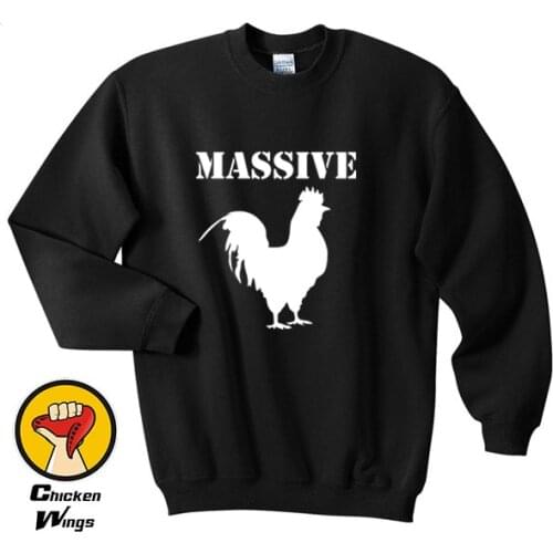 Massive Cock Funny Printed Mens sweatshirt Hipster Swag Cool Joke Print Top Sweatshirt Unisex More Colors