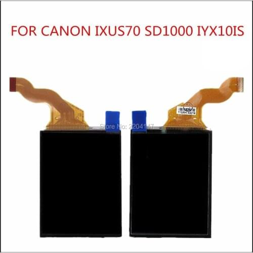 NEW LCD Display Screen For CANON IXUS70 IXUS 70 SD1000 IXY10 PC1228 Digital Camera Repair Part NO Backlight