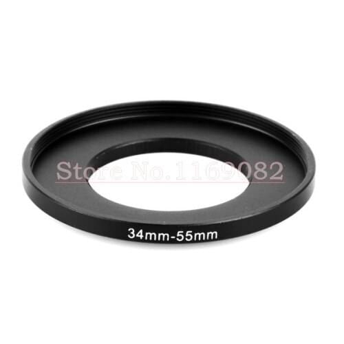 Wholesale 10pcs 34mm to 55mm 34-55 Lens Stepping Step Up Filter Ring Adapter