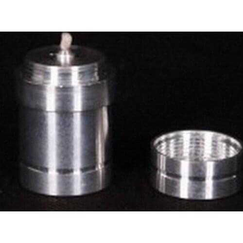 Portable Aluminum Alloy Small Oil Alcohol Lamp Bottle Mini Metal Kerosene Sealed Bottle