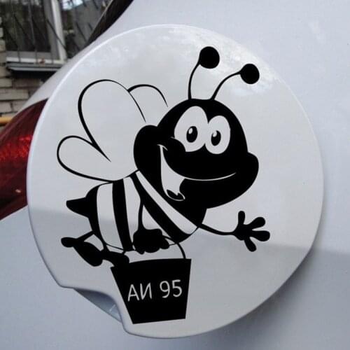 Three Ratels TZ-508 12.9*10cm 1-5 Pieces Bee AI-95 Sticker On The Tank Car Sticker And Decals Funny Stickers