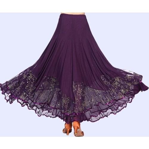 Modern Ballroom Dance Skirt Waltz Modern Standard Tango Dancew Dance Competition Dresses Stage Performance Modern Show Skirt