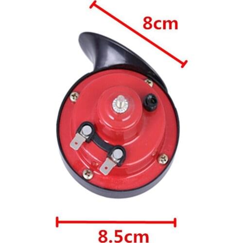 2pcs 12V Universal Loud Snail Air Horns Siren Tone For Car Boat Motorcycle