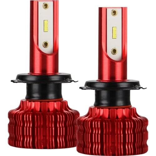 2pcs/set LED Headlight Lamp H1 H7 Fog Bulbs Kit CSP Chip 50W 8000LM High Power Car LED Light White