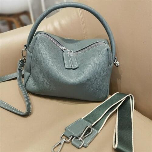2021 New Design Soft Leather Crossbody Bag Exquisite Female Handbag Fashion One-Shoulder Bostan Bag For Woman