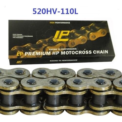 520HV-110L O-Ring Oil Seal drive chain contains a connector, for Kymco YAMAHA HONDA Aprilia Betamotor BMW Cagiva Ducati KTM