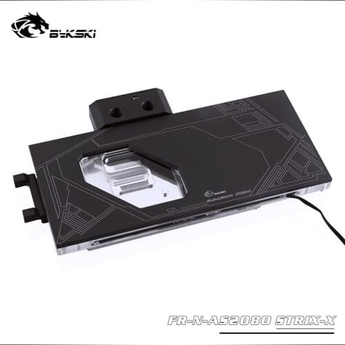 Bykski FR-N-AS2080STRIX-X GPU Water Cooling Block for ASUS ROG STRIX RTX2080 O8G GAMING