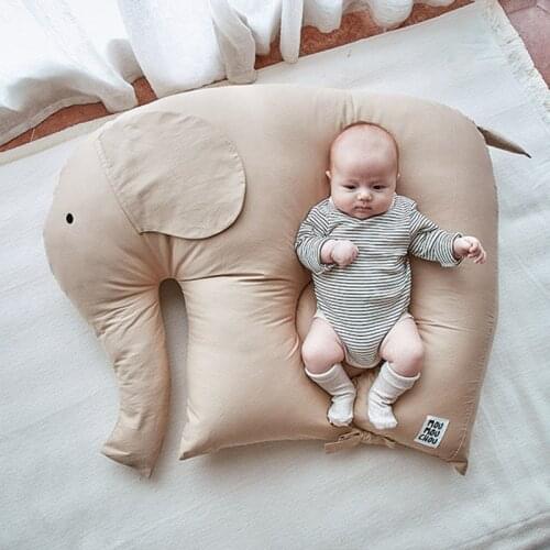 Baby Pillows Cushion Cartoon Animal Elephant Infant Newborn Toy Baby Soothing Artifact Baby Sleeping Bed Doll Kids Room Decor