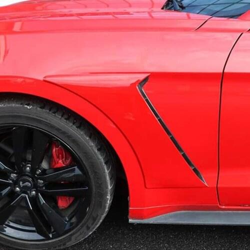 Front Rear Air Intakes Vent Cover Fender Skirts Air Outlet body kit Fender For Ford Mustang 2015 16 17 18 19 Car Accessories