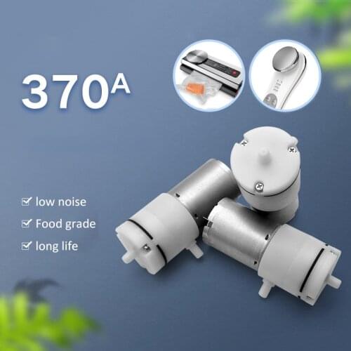 1PCS 370A Mini Air Pump ( 2.4/3.2LPM 3.7V/6V/12V ) Electric Micro Vacuum Booster Motor For Beauty Instrument Medical Treatment