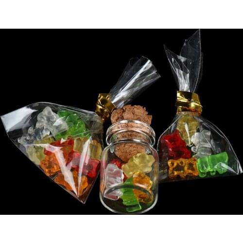 1set 1/12 Dollhouse Miniature Mini Bear Candy Kitchen Furniture Toys Accessories