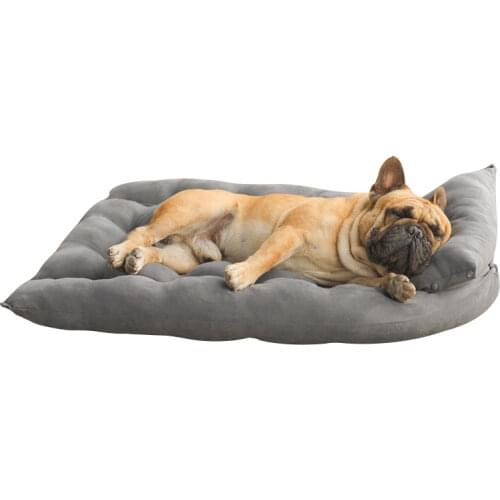 Multifunctional folding square cushion pet sofa bed dog cushion can transform multi-purpose dog bed fju78