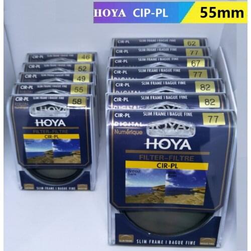 Genuine HOYA 55mm Circular Polarizing CIR-PL SLIM CPL Filter Slim Polarizer Protective Lens Filter for Camera Nikon Sony Lens