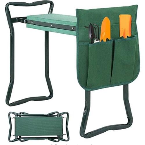 Newest Folding Garden Kneeler and Seat EVA Foam Pad Protects Your Knees - Sturdy and Lightweight