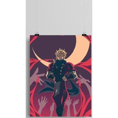 Dio Brando JoJos Bizarre anime Canvas poster Painting wall Art decor Living room Bedroom Study Home Decoration Prints