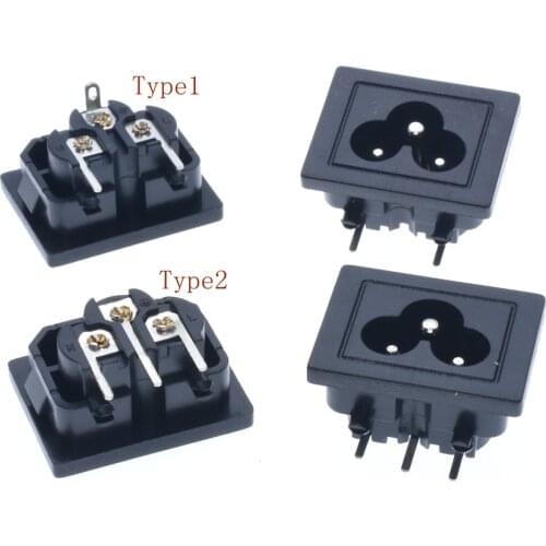 IEC 320 connector C6 CE ROHS ac power socket 250V 2.5A