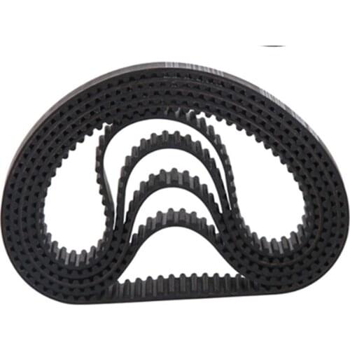 HTD5M Arc HTD 5M Timing belt HTD5M-310 width 10/15/20/25mm Teeth 48 Rubber synchronous Belt in-closed belt Pitch=5mm