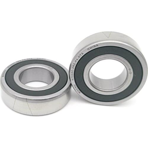 1 Pair MOCHU 7002 H7002C 2RZ P4 DT A 15X32X9 Sealed Angular Contact Bearings Speed Spindle Bearings CNC ABEC-7