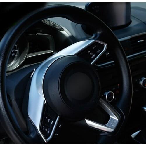 1pc for mazda CX-3 2018 Steering wheel decorate frame