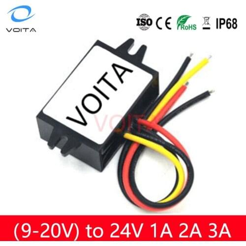 China DC DC 12v to 24v 2A Boost Converter with Waterproof