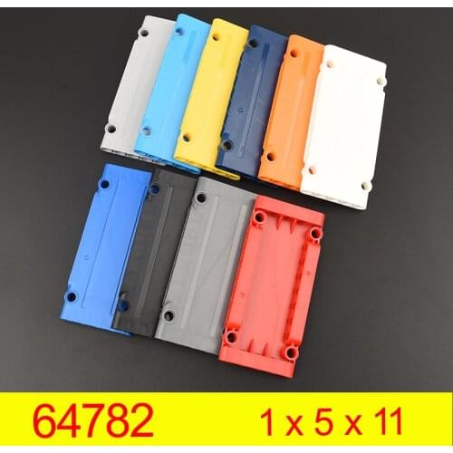4PCS 64782 High-Tech large panel 1 x 5 x 11 Building Block Bricks Accessories connector Assembly Parts MOC Education Build Toy